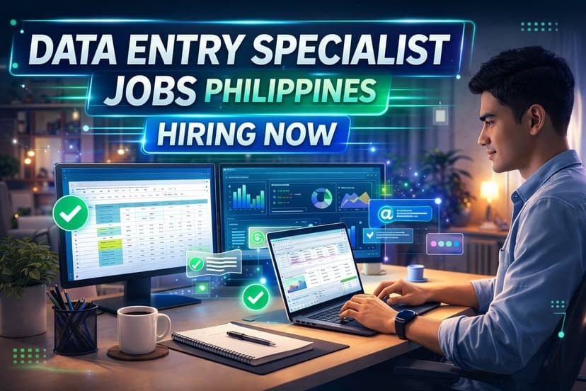 Data Entry Specialist Jobs Philippines Hiring Now