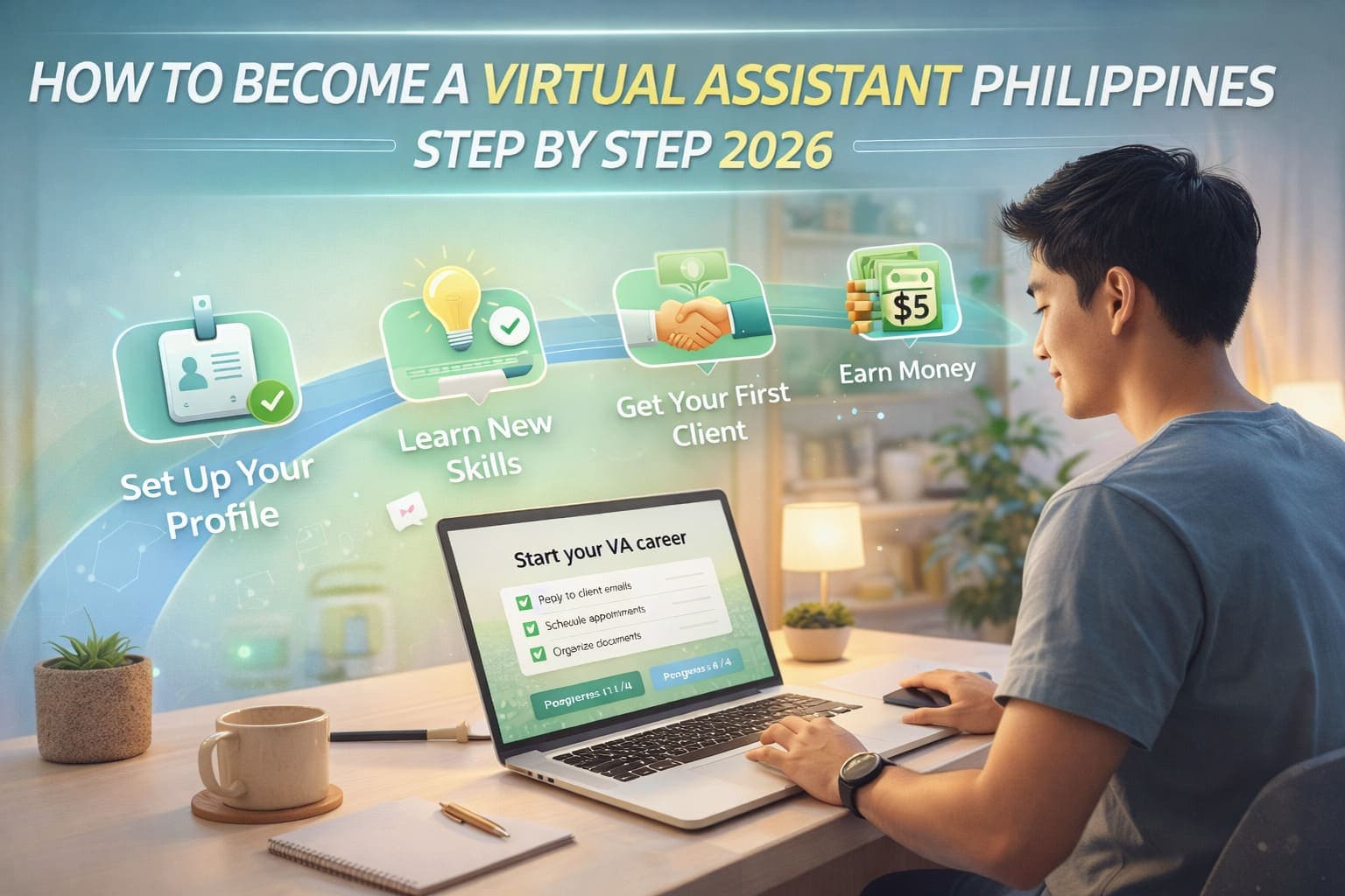 How to Become a Virtual Assistant Philippines Step by Step 2026