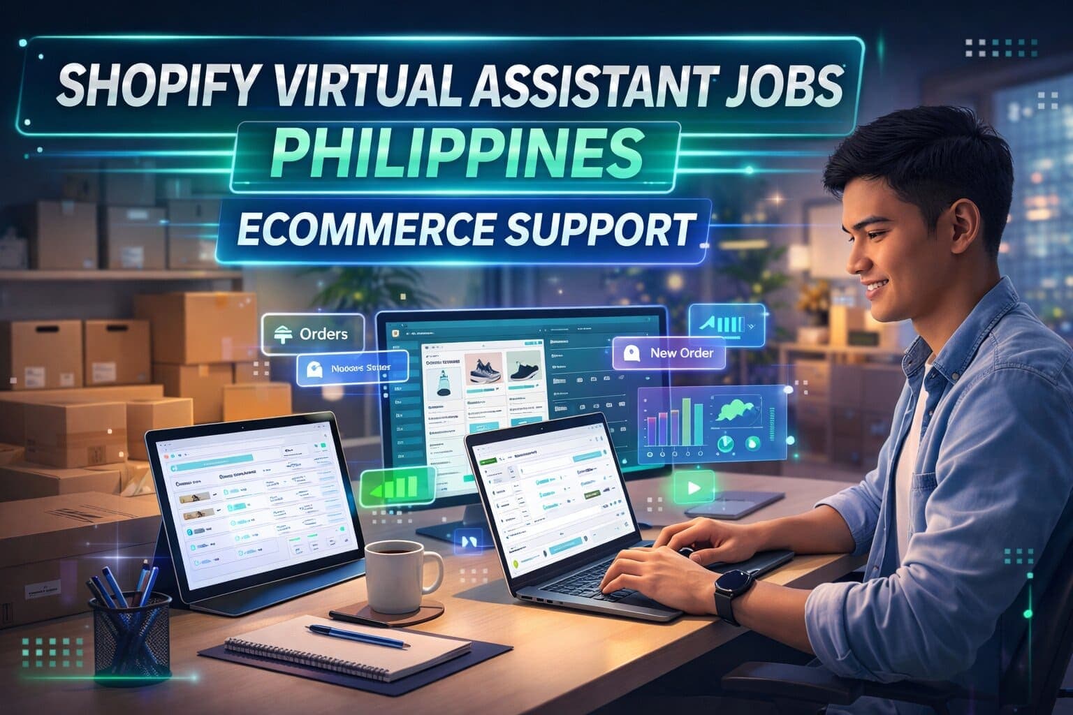 Shopify Virtual Assistant Jobs Philippines Ecommerce Support