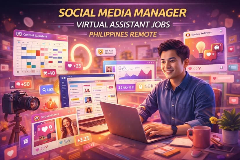 Social Media Manager Virtual Assistant Jobs Philippines Remote