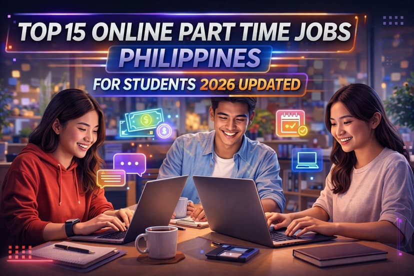 Top 15 Online Part Time Jobs Philippines for Students 2026 Updated