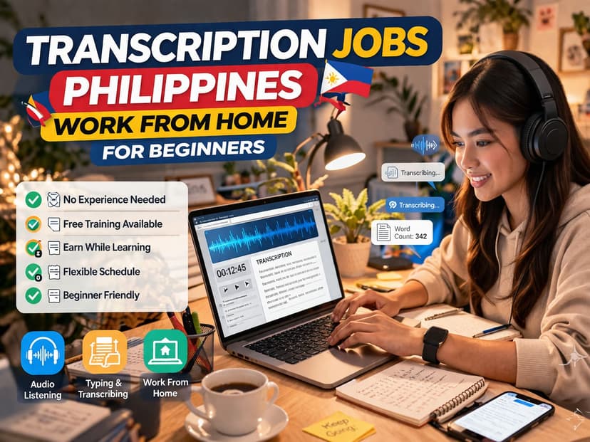 Transcription Jobs Philippines Work From Home for Beginners