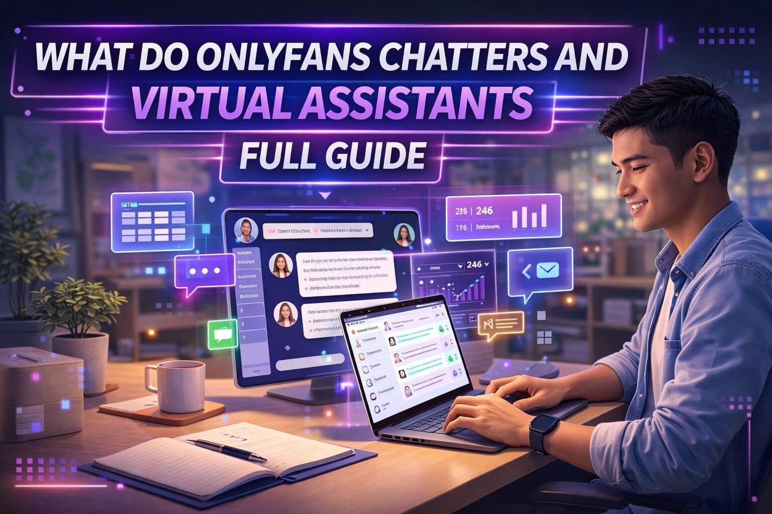 What Do OnlyFans Chatters and Virtual Assistants Do Full Guide