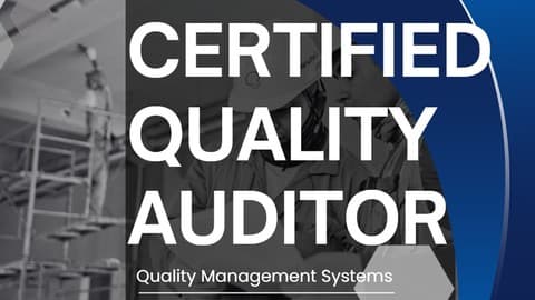 Certified Quality Auditor (CQA) - Quality Management System
