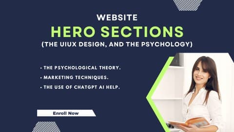 Websites Hero Sections (The UIUX Design, and The Psychology)