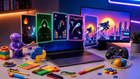 Python Course:Learn Python By Building Games in Python.