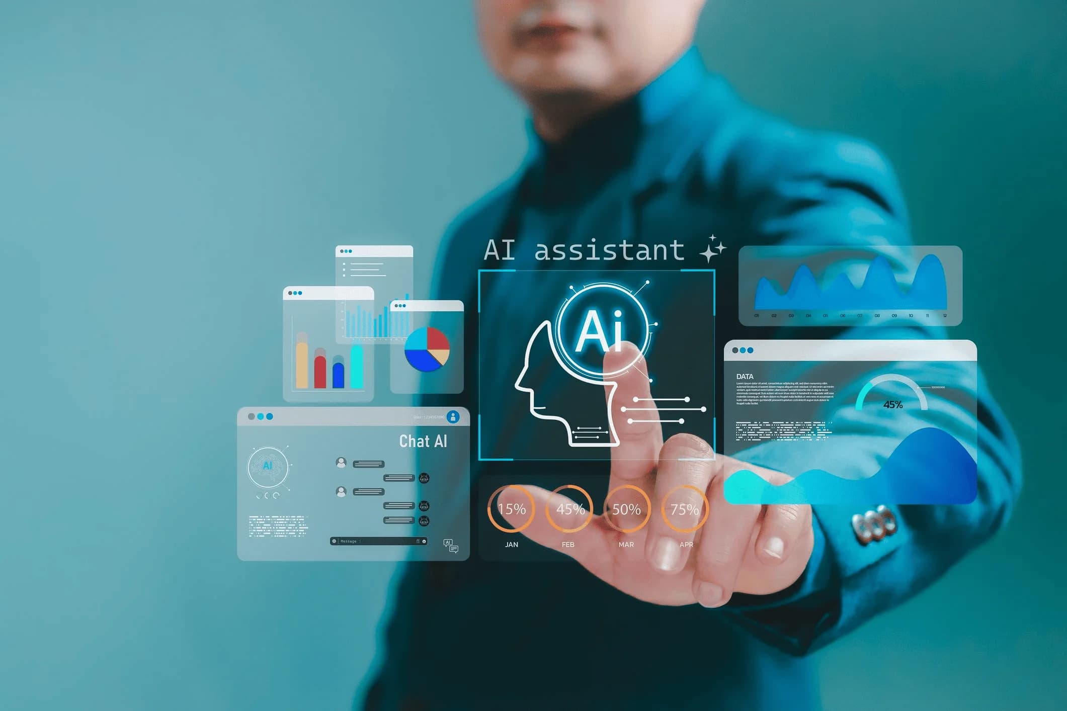 Filipino virtual assistants working at a desk with laptops