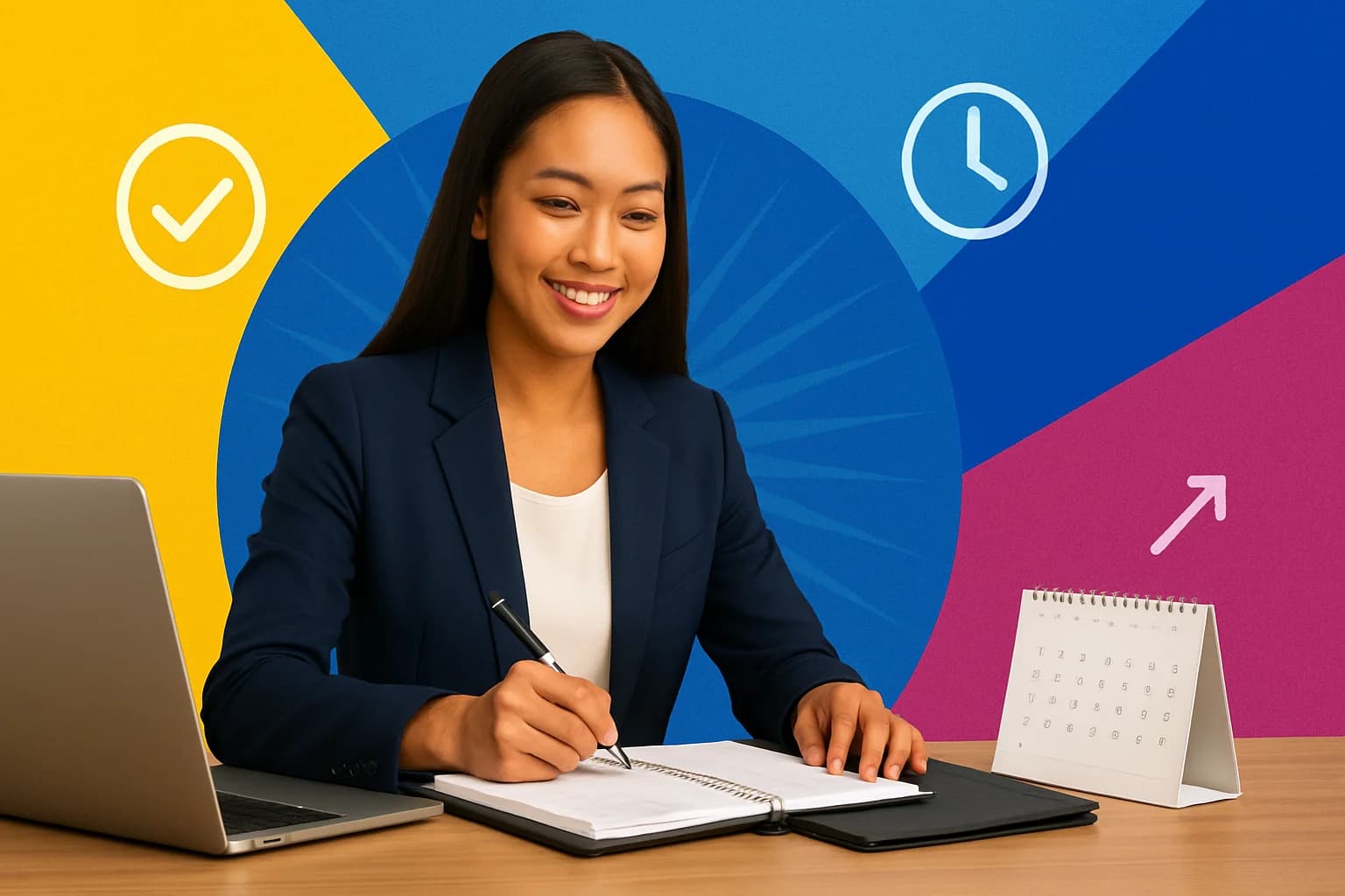 Filipino job seeker planning a flexible remote work schedule