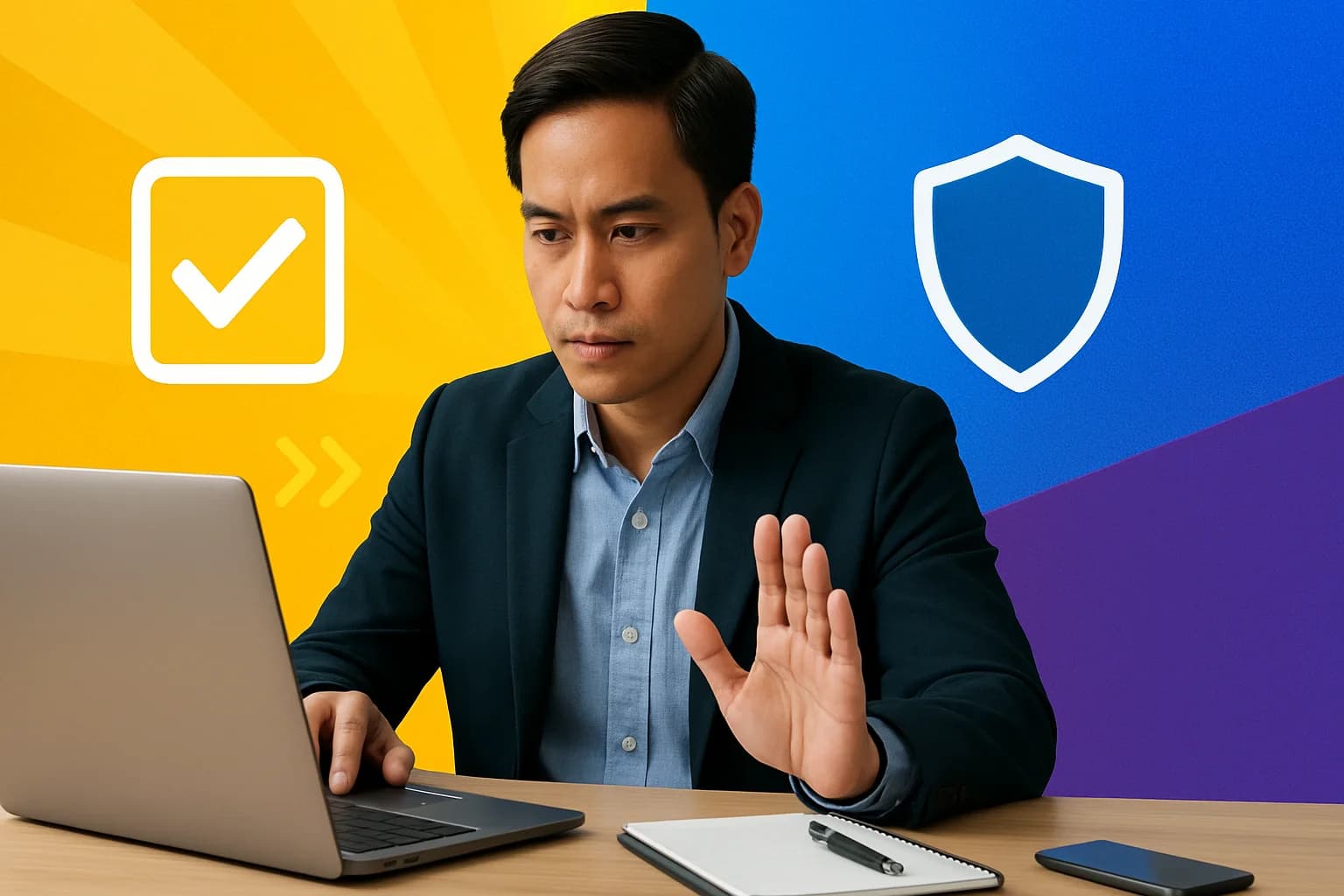 Filipino job seeker verifying a legitimate work from home opportunity