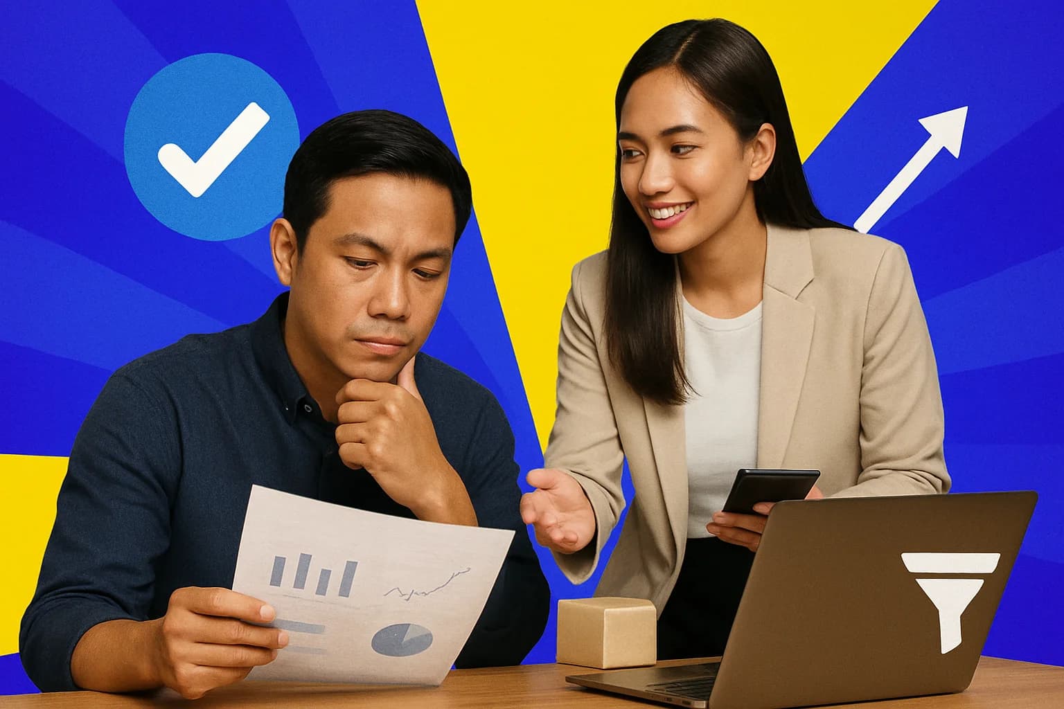 Ecommerce brand owner evaluating a social media marketing agency