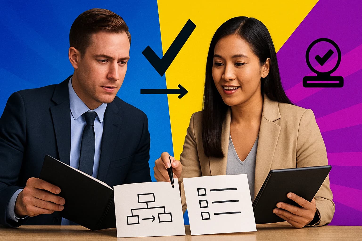 Employer comparing influencer agency proposals with Filipino campaign strategist