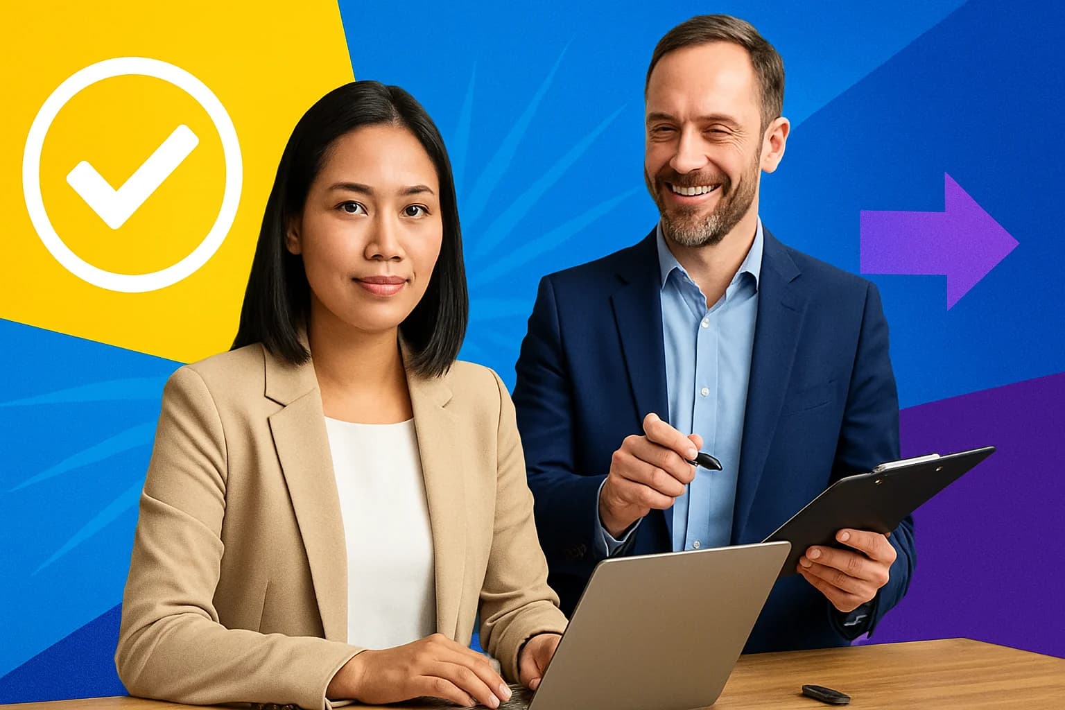 Employer selecting a Filipino virtual assistant after reviewing a work sample