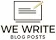 We Write Blog Posts logo